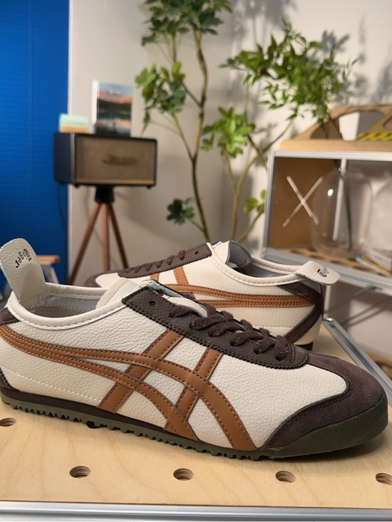 Onitsuka Tiger by Asics Shoes - Onitsuka Tiger Mexico 66 Cream Brown Women’s Sneakers